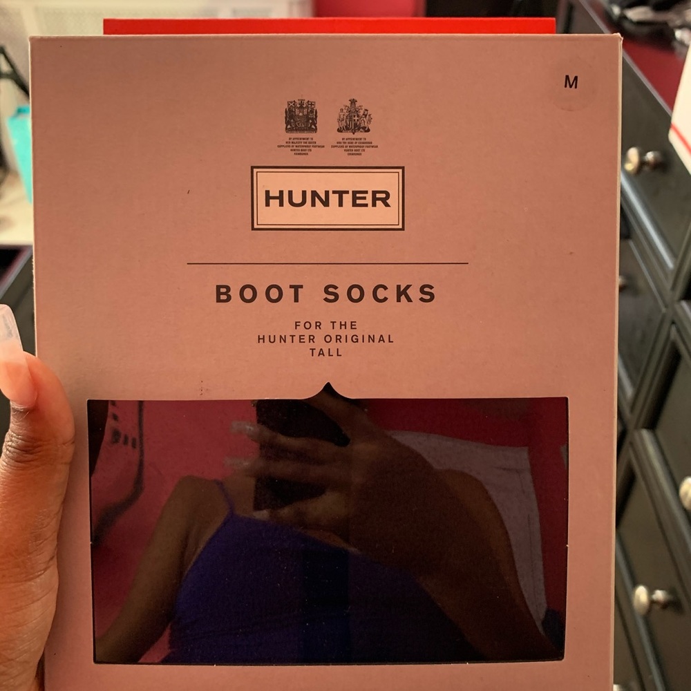 Hunter Tall Boots Socks (Black)